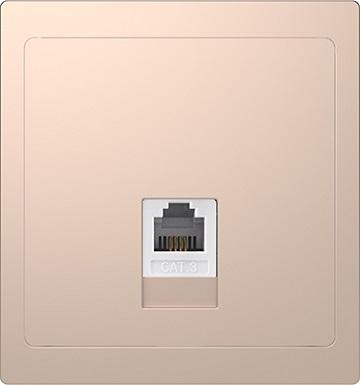 Merten D-Life data socket (champagne metallic)